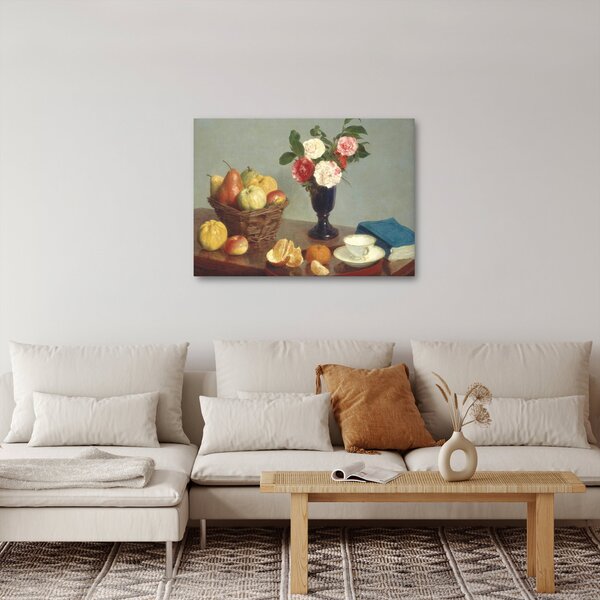 Slika - Henri Fantin-Latour, Still Life, reprodukcije (70x50 cm)