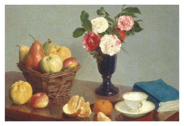 Slika - Henri Fantin-Latour, Still Life, reprodukcije (90x60 cm)