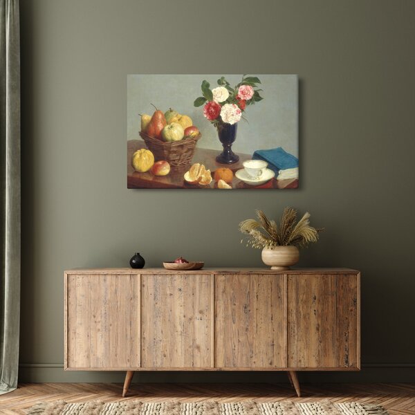 Slika - Henri Fantin-Latour, Still Life, reprodukcije (90x60 cm)