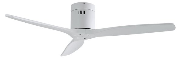 Stropni ventilator Vindur, bijeli, DC, tih, Ø 132 cm - Lucande Lucande, Vindur, Bijela, Dnevna soba, Metal, Moderan