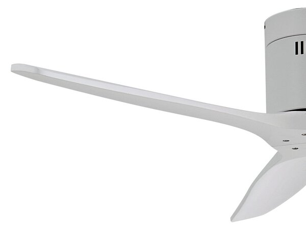 Stropni ventilator Vindur, bijeli, DC, tih, Ø 132 cm - Lucande Lucande, Vindur, Bijela, Dnevna soba, Metal, Moderan