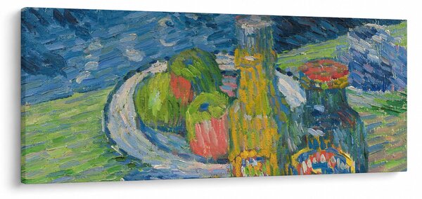 Slika - Alexej von Jawlensky, Still Life with Bottles and Fruit, reprodukcije (120x50 cm)