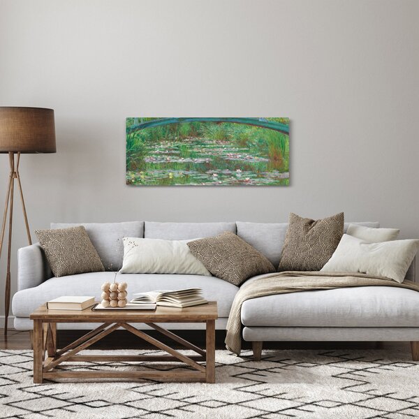 Slika - Claude Monet, The Japanese Footbridge, reprodukcije (120x50 cm)