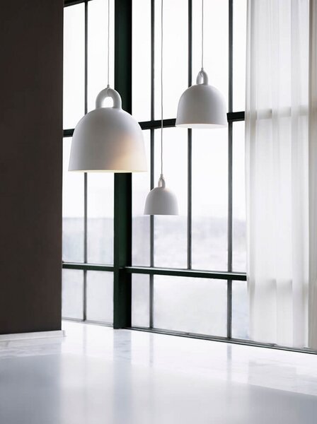 Viseće Svjetiljka Normann Copenhagen, Bijela, Dnevna soba, Aluminij