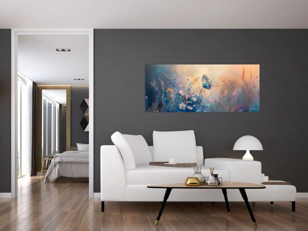 Slika - Livada s leptirima (120x50 cm)