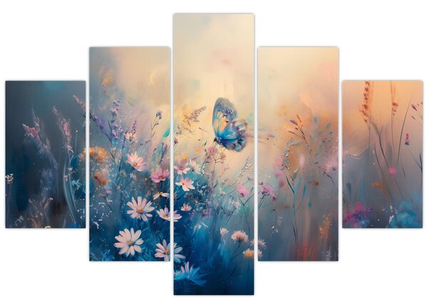 Slika - Livada s leptirima (150x105 cm)