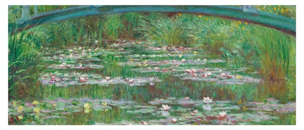 Slika - Claude Monet, The Japanese Footbridge, reprodukcije (120x50 cm)