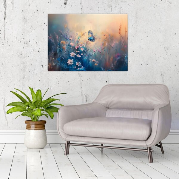 Slika - Livada s leptirima (70x50 cm)