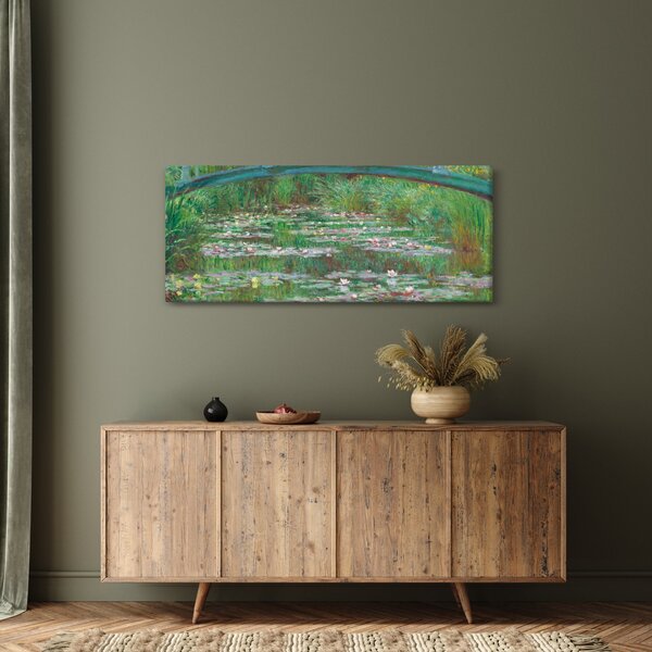 Slika - Claude Monet, The Japanese Footbridge, reprodukcije (120x50 cm)