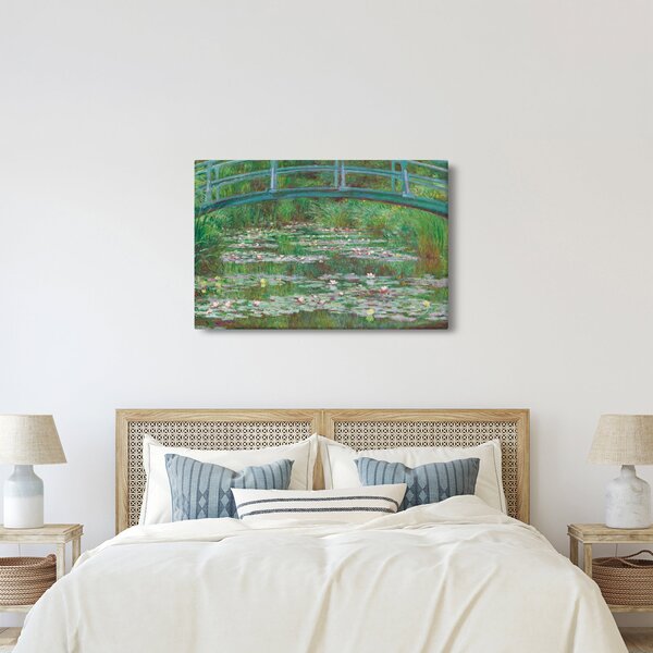 Slika - Claude Monet, The Japanese Footbridge, reprodukcije (90x60 cm)
