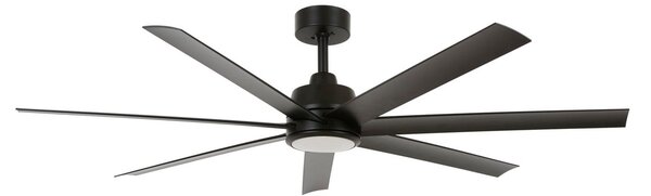 Stropni ventilator s rasvjetom Beacon za Atlantu, crni, tihi Beacon Lighting, Atlanta, prigušiv, Crno, Dnevna soba, Plastika, Moderan