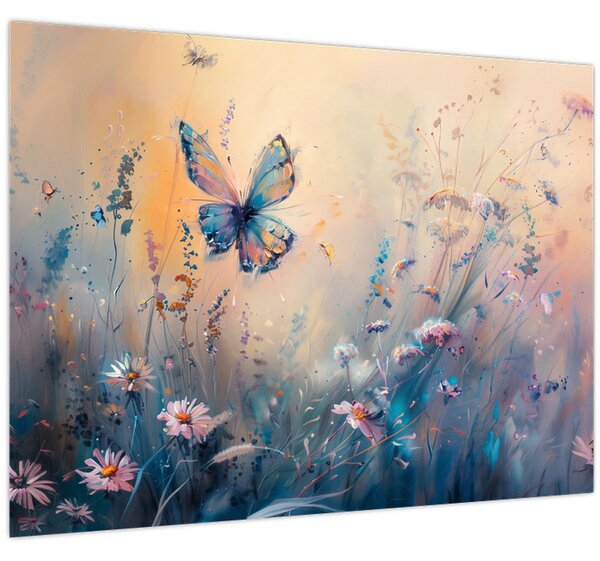 Slika - Livada s leptirima II (70x50 cm)