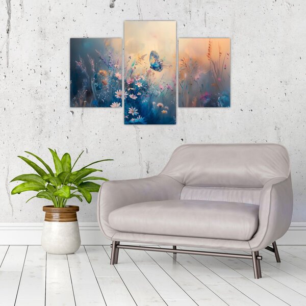 Slika - Livada s leptirima (90x60 cm)