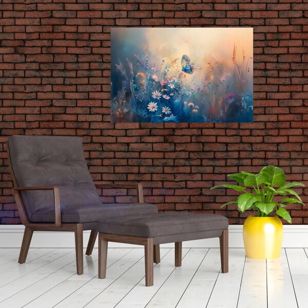 Slika - Livada s leptirima (90x60 cm)