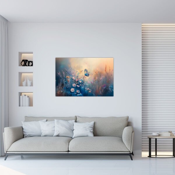 Slika - Livada s leptirima (90x60 cm)