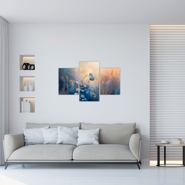 Slika - Livada s leptirima (90x60 cm)