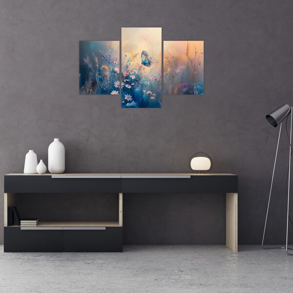 Slika - Livada s leptirima (90x60 cm)