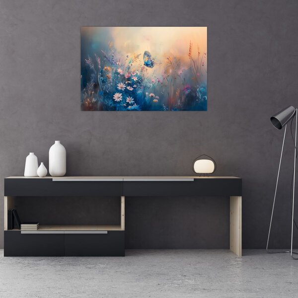 Slika - Livada s leptirima (90x60 cm)