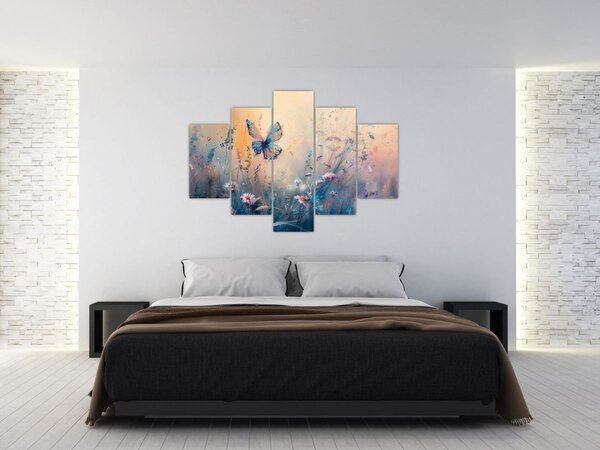 Slika - Livada s leptirima II (150x105 cm)