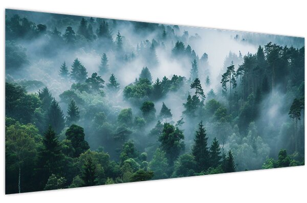 Slika - Šuma u magli (120x50 cm)