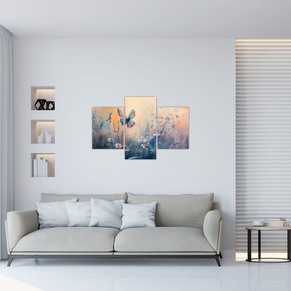 Slika - Livada s leptirima II (90x60 cm)