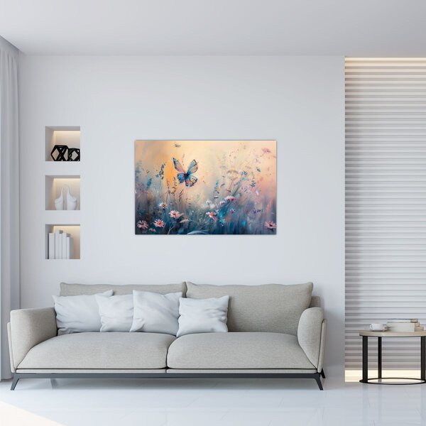 Slika - Livada s leptirima II (90x60 cm)