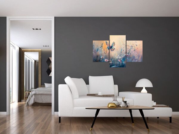 Slika - Livada s leptirima II (90x60 cm)