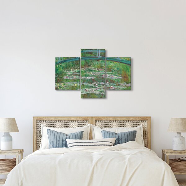 Slika - Claude Monet, The Japanese Footbridge, reprodukcije (90x60 cm)