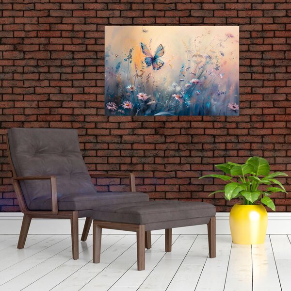 Slika - Livada s leptirima II (90x60 cm)
