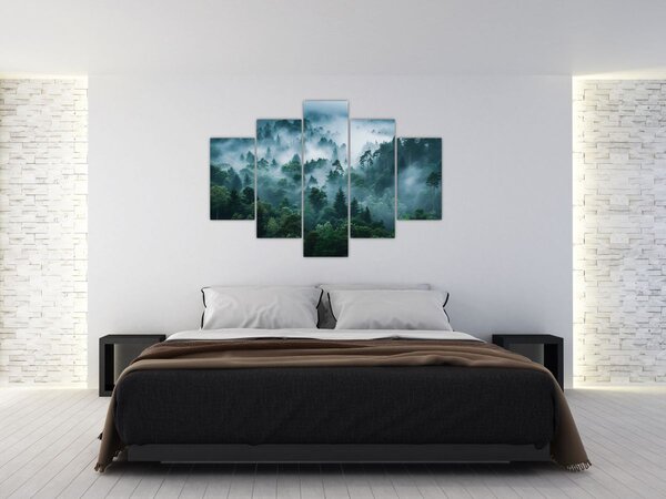 Slika - Šuma u magli (150x105 cm)