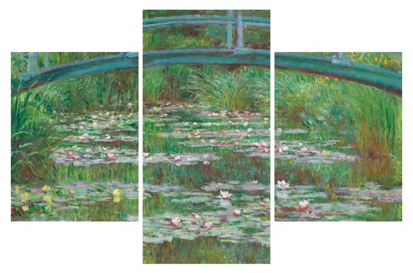 Slika - Claude Monet, The Japanese Footbridge, reprodukcije (90x60 cm)