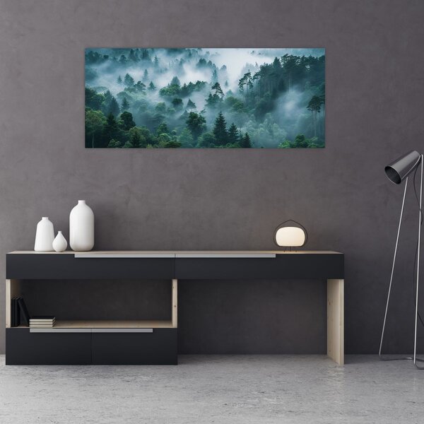 Slika - Šuma u magli (120x50 cm)