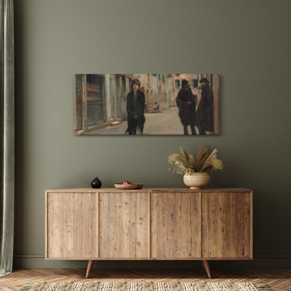 Slika - John Singer Sargent, Street in Venice, reprodukcije (120x50 cm)