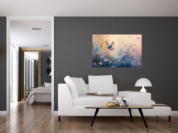Slika - Livada s leptirima II (90x60 cm)