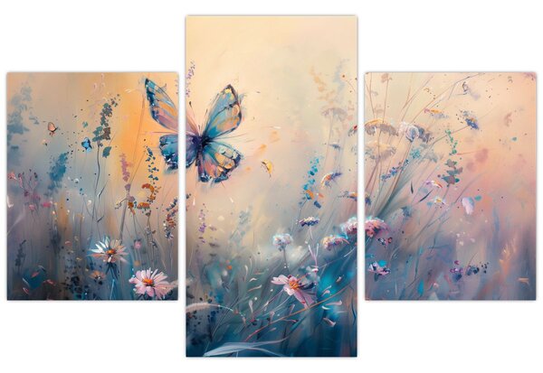 Slika - Livada s leptirima II (90x60 cm)