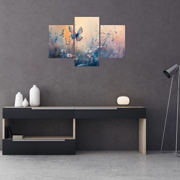 Slika - Livada s leptirima II (90x60 cm)