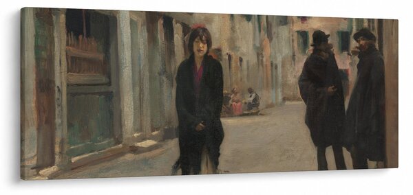 Slika - John Singer Sargent, Street in Venice, reprodukcije (120x50 cm)