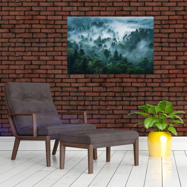 Slika - Šuma u magli (90x60 cm)