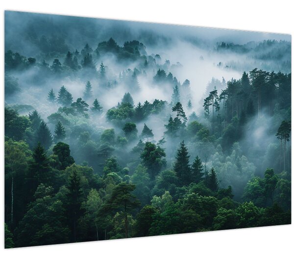Slika - Šuma u magli (90x60 cm)