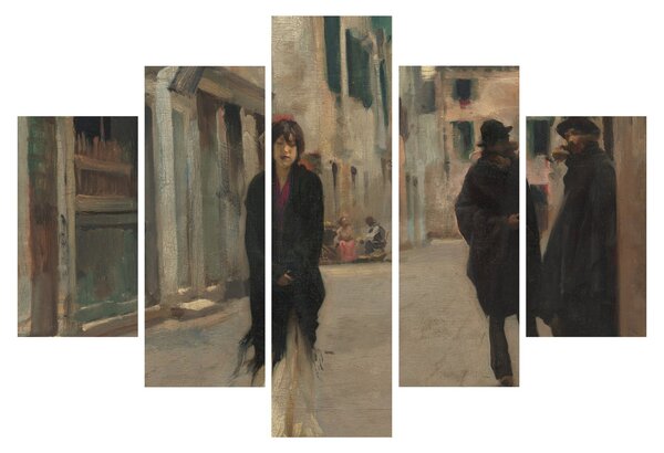 Slika - John Singer Sargent, Street in Venice, reprodukcije (150x105 cm)