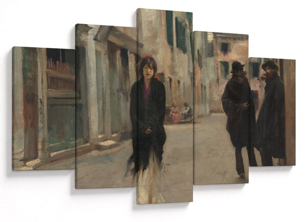Slika - John Singer Sargent, Street in Venice, reprodukcije (150x105 cm)