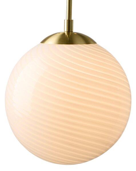 Viseće Svjetiljka Halo Design, CANDY BALL, prigušiv, Bijela, Dnevna soba, Staklo, Dizajn