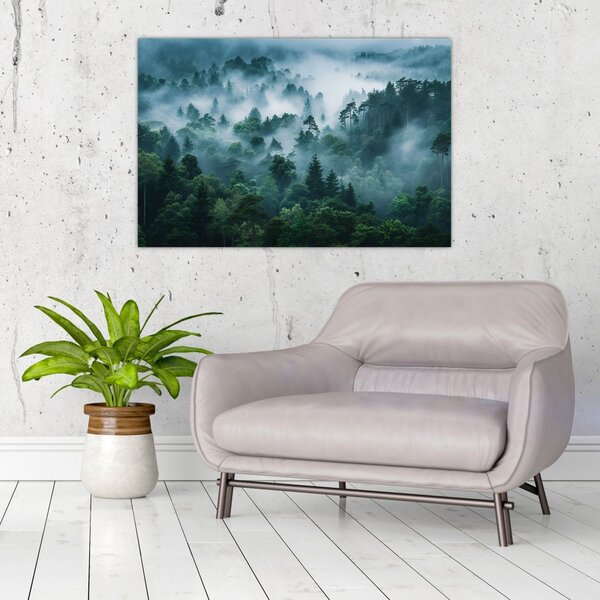 Slika - Šuma u magli (90x60 cm)