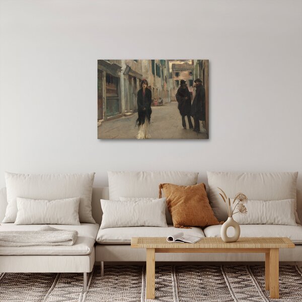 Slika - John Singer Sargent, Street in Venice, reprodukcije (70x50 cm)