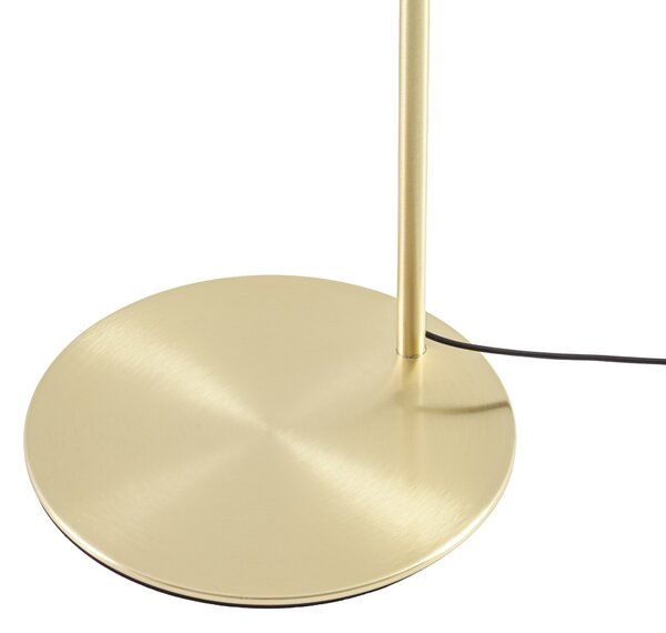 Podne Lampa Lucande, Tenebra, prigušiv, Zlato / mjed, Dnevna soba, Mjed, Moderan
