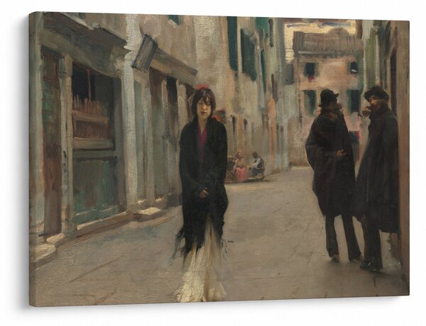 Slika - John Singer Sargent, Street in Venice, reprodukcije (70x50 cm)