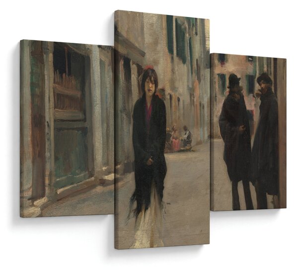 Slika - John Singer Sargent, Street in Venice, reprodukcije (90x60 cm)