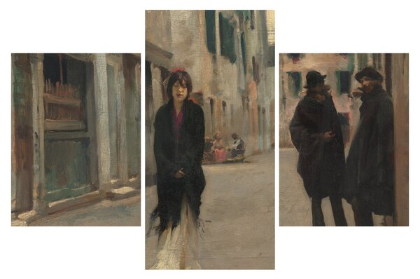 Slika - John Singer Sargent, Street in Venice, reprodukcije (90x60 cm)
