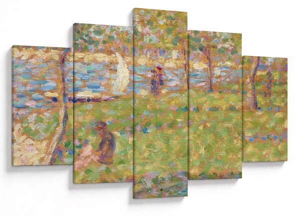 Slika - Georges Seurat, Study for "La Grande Jatte", reprodukcije (150x105 cm)