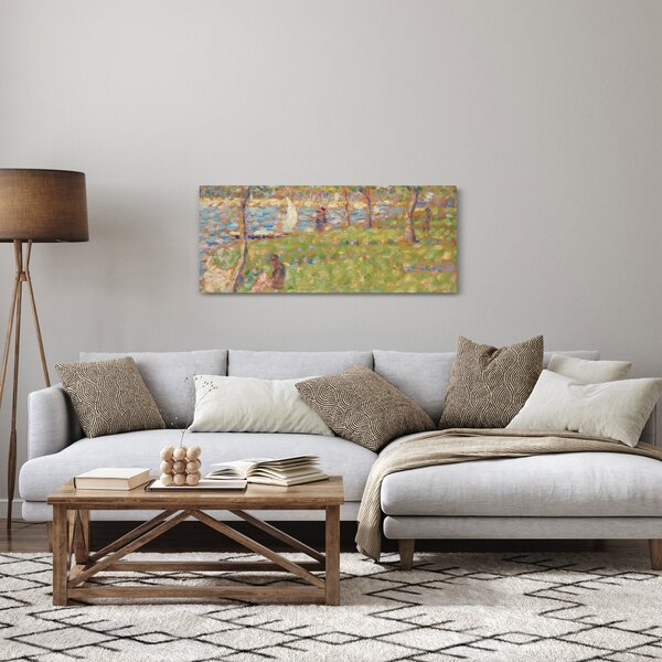 Slika - Georges Seurat, Study for "La Grande Jatte", reprodukcije (120x50 cm)